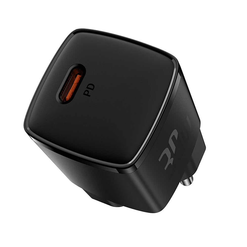 Baseus Cube Pro 30W USB-C Wall Charger - sort