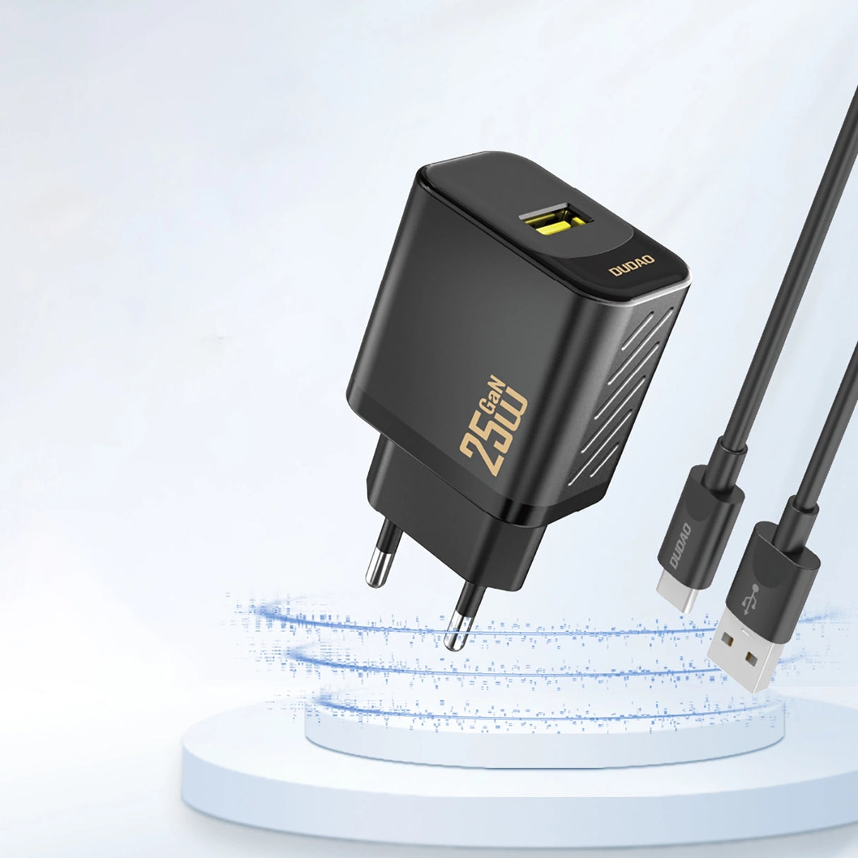 Dudao A27S 25W GaN USB-A oplader - hvid