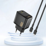 Dudao A28 45W GaN USB-C Wall Charger - Black
