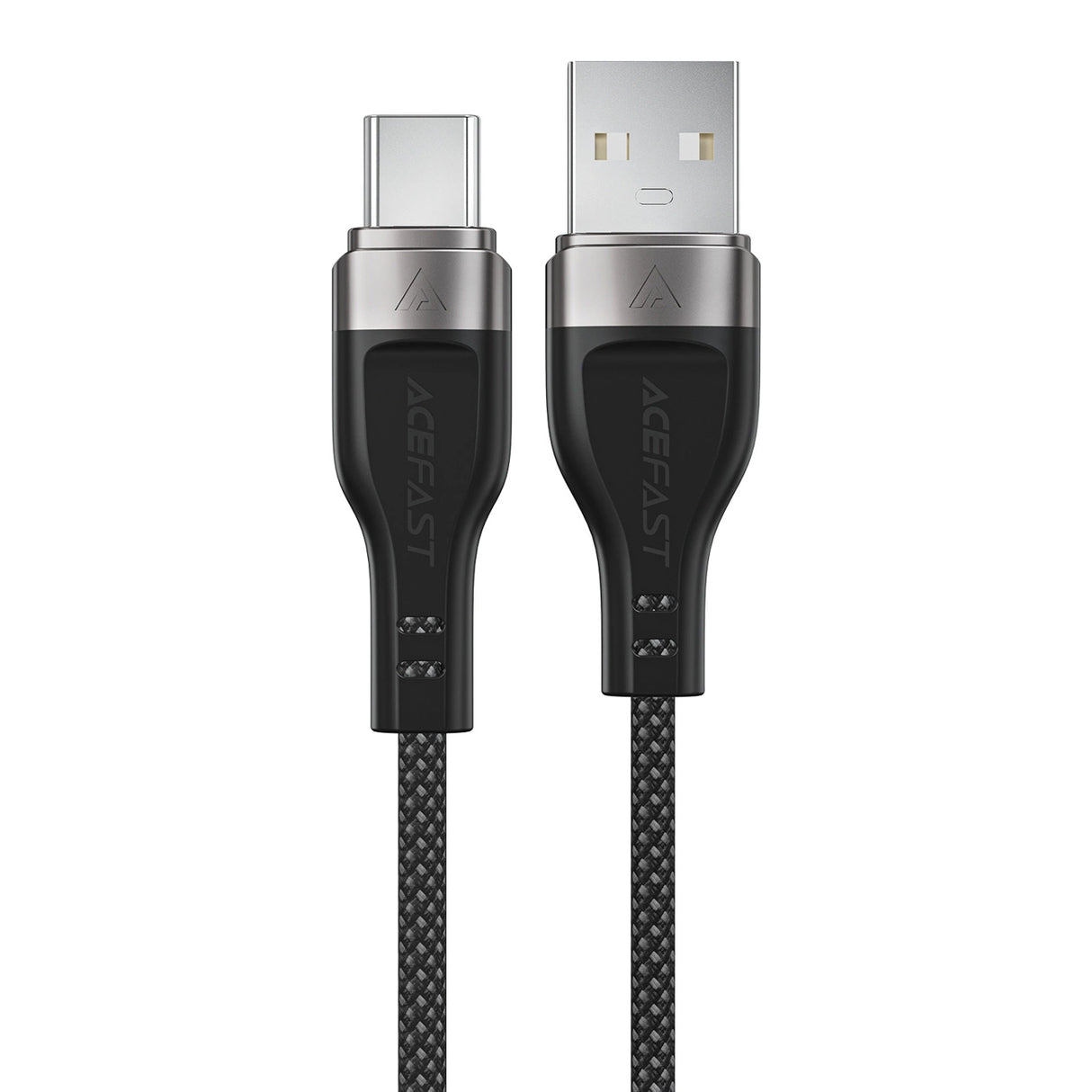 Acefast C11-04 USB-A - USB-C 3A Kabel 1,2 m Magnetisk Tråd - sort