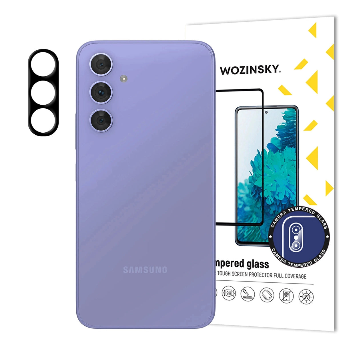 Wozinsky Full Camera Glass 9H hærdet glas til hele kameraet Samsung Galaxy S25 kamera