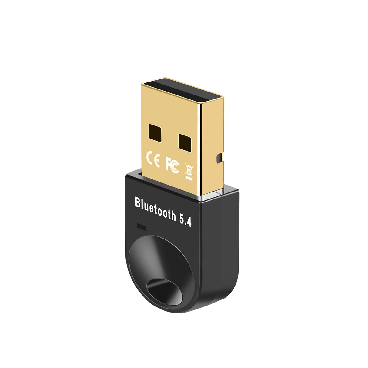 Mini Bluetooth 5.4 Adapter Wozinsky WUSB54YS USB-A Receiver Transmitter til Computer - sort