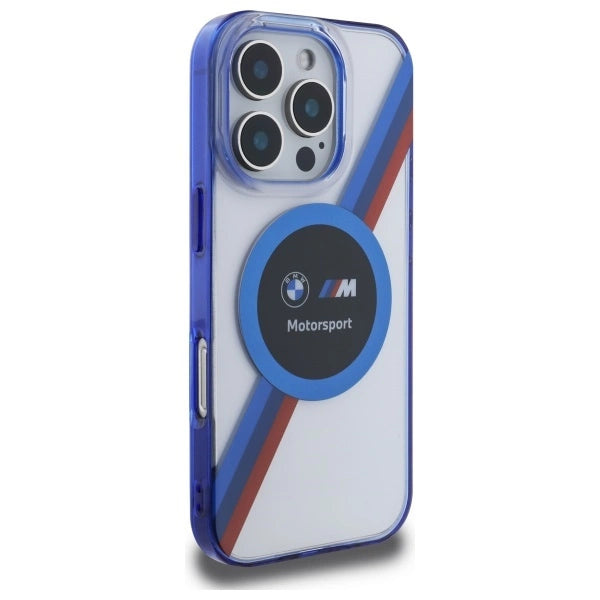 BMW BMHMP16X23HTPUT iPhone 16 Pro Max 6.9" transparent hardcase Motosport IML Circle MagSafe