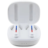 BMW Bluetooth-hovedtelefoner BMBEMIATP20LOH TWS + docking station hvid/hvid trykte logoer