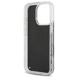 DKNY DKHCP16LLBNAEK iPhone 16 Pro 6.3" black/black hardcase Liquid Glitter Arch Logo