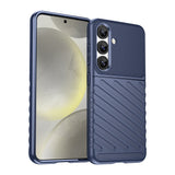 Thunder Case Samsung Galaxy S25 Silicone Armored Case - Blå