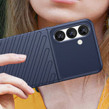 Thunder Case Samsung Galaxy S25 Silicone Armored Case - Blue