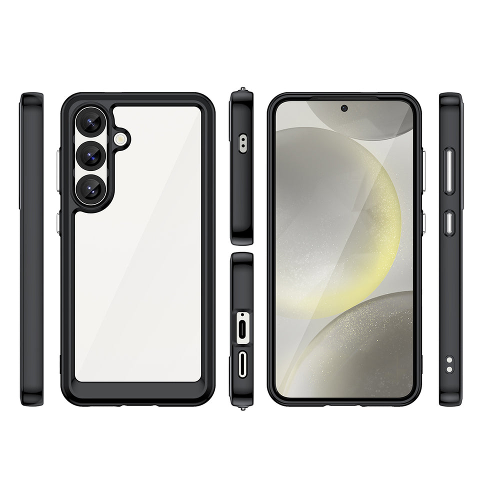 Outer Space Case med gelramme til Samsung Galaxy S25 - sort