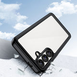 Udendørs rumkasse med gelramme til Samsung Galaxy S25 - sort