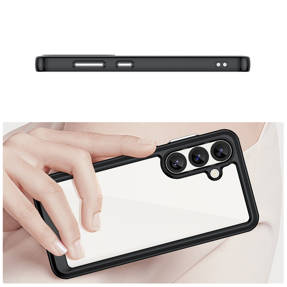 Outer Space Case med gelramme til Samsung Galaxy S25 - sort