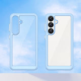 Udendørs rumkasse med gelramme til Samsung Galaxy S25 - Blå