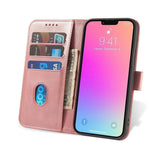 Magnetfoder med flip til Samsung Galaxy S25+ - Pink