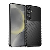 Thunder Case til Samsung Galaxy S25+ Silicone Armored Cover - sort