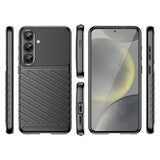 Thunder Case til Samsung Galaxy S25+ Silicone Armored Cover - sort
