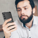 Thunder Case til Samsung Galaxy S25+ Silicone Armored Cover - sort