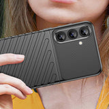 Thunder Case til Samsung Galaxy S25+ Silicone Armored Cover - sort