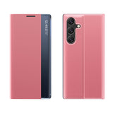 Ny Sleep Case til Samsung Galaxy S25+ Cover med Flip og Stand - Pink