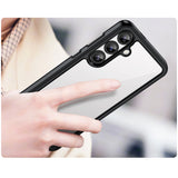 Udendørs rumkasse med gelramme til Samsung Galaxy S25+ - sort