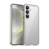 Udendørs rumkasse med gelramme til Samsung Galaxy S25+ - gennemsigtig