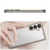 Outer Space Case med gelramme til Samsung Galaxy S25+ - Clear Black
