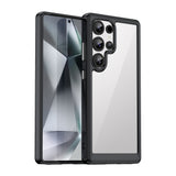 Outer Space Case med Gel Frame til Samsung Galaxy S25 Ultra - sort