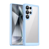 Udendørs rumkasse med gelramme til Samsung Galaxy S25 Ultra - Blå