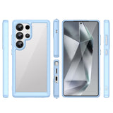 Outer Space Case med Gel Frame til Samsung Galaxy S25 Ultra - Blå