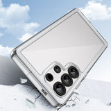 Outer Space Case Silicone Case med Gel Frame til Samsung Galaxy S25 Ultra - Transparent