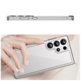 Outer Space Case Silicone Case med Gel Frame til Samsung Galaxy S25 Ultra - Transparent