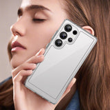 Outer Space Case Silicone Case med Gel Frame til Samsung Galaxy S25 Ultra - Transparent