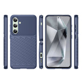Thunder Case til Samsung Galaxy S24 FE silikone rustning cover - blå