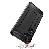 Hybrid Armor Case til Samsung Galaxy S24 FE Armored Hybrid Case - sort