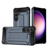 Hybrid Armor Case til Samsung Galaxy S24 FE Armored Hybrid Case - Blå