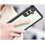 Udendørs rumkasse med gelramme til Samsung Galaxy S24 FE - sort