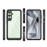 Udendørs rumkasse med gelramme til Samsung Galaxy S24 FE - sort