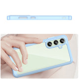 Outer Space Case med Gel Frame til Samsung Galaxy S24 FE - Blå