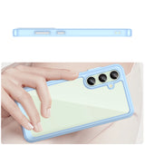 Udendørs rumkasse med gelramme til Samsung Galaxy S24 FE - Blå