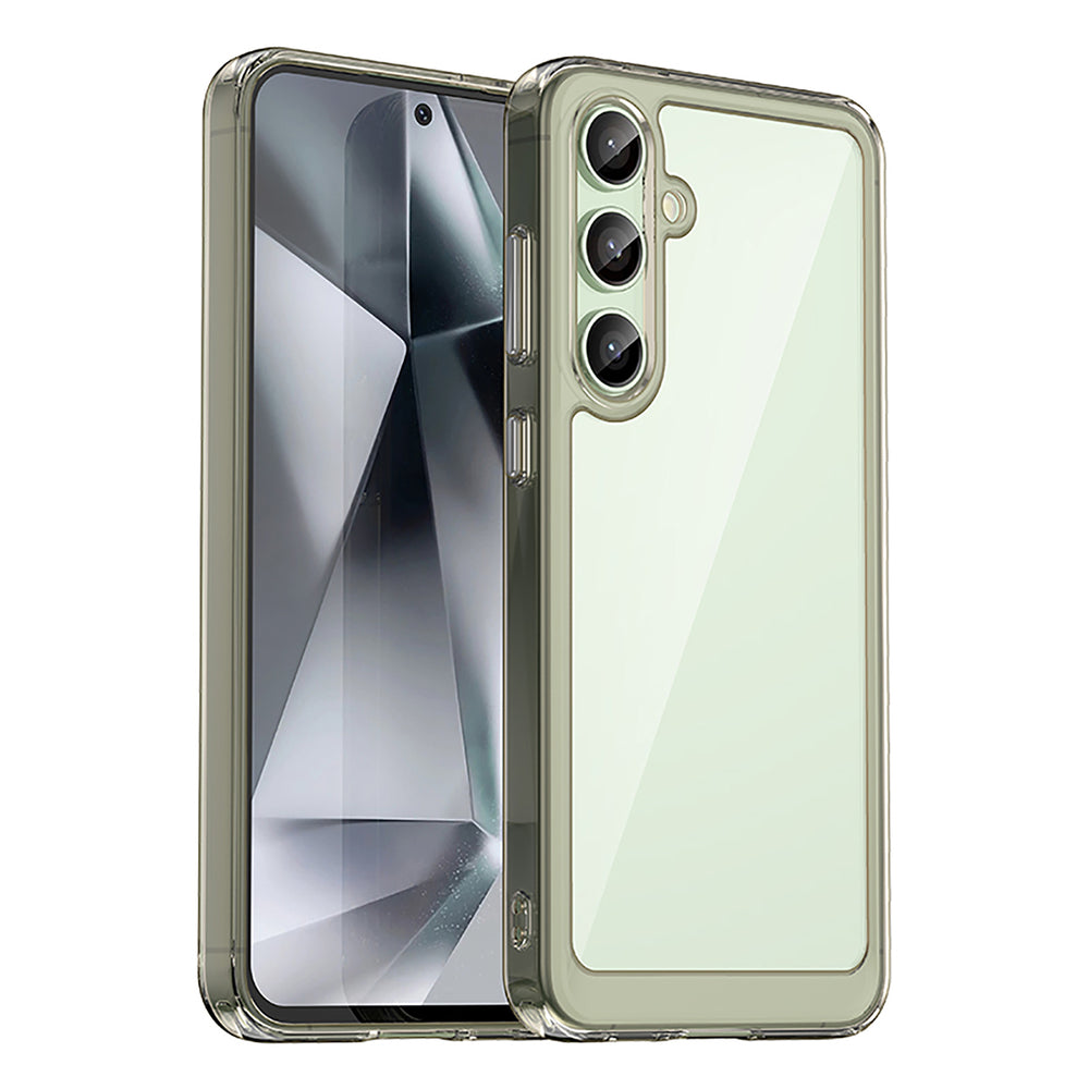 Outer Space Case med gelramme til Samsung Galaxy S24 FE - Clear Black