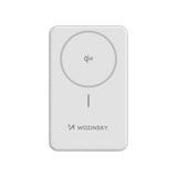 Powerbank Wozinsky WLWP-10KA0Y3WS 22.5W PD Qi2 10000 mAh, med stand, 1x USB-A, 1x USB-C - hvid