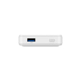 Powerbank Wozinsky WLWP-10KA0Y3WS 22.5W PD Qi2 10000 mAh, med stand, 1x USB-A, 1x USB-C - hvid