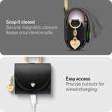 Spigen Cyrill Mini Bag til AirPods 4 - sort