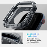 Spigen Rugged Armor Case til Apple Watch 10 46mm - Grå
