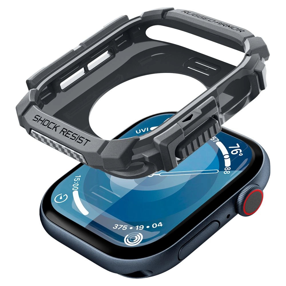 Spigen Rugged Armor Case til Apple Watch 10 46mm - Grå
