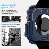 Spigen Rugged Armor Case til Apple Watch 10 46mm - Navy Blue