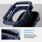 Spigen Rugged Armor Case til Apple Watch 10 46mm - Navy Blue