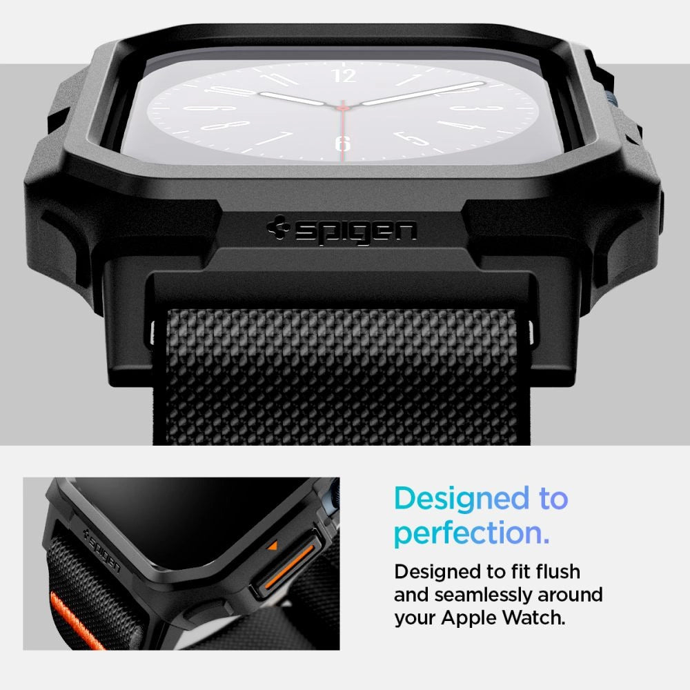 Spigen Lite Fit " PRO " rem til Apple Watch 10 42 mm - sort
