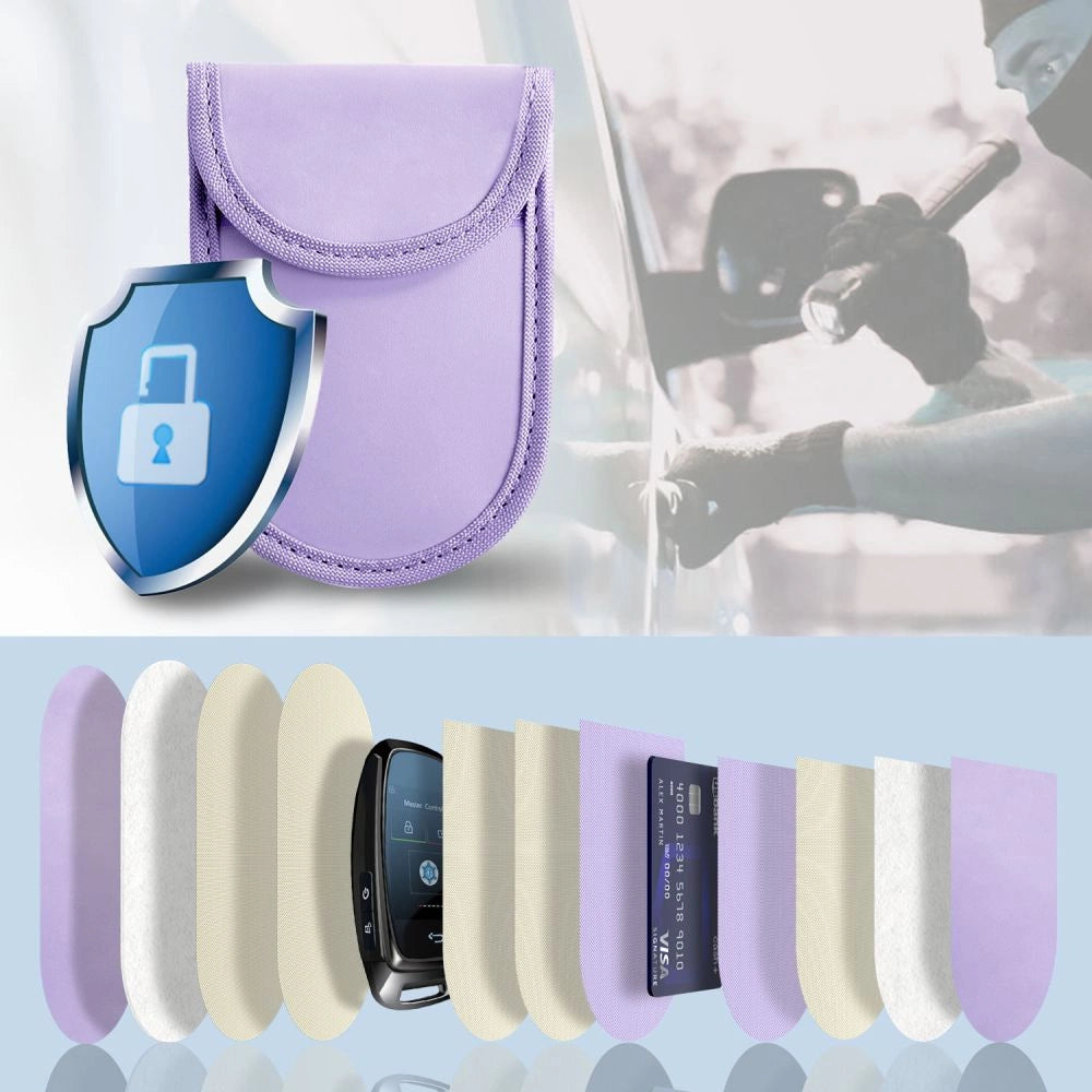Tech-Protect KLR100 RFID Blocking Car Key Case - Purple