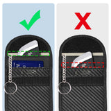 Tech-Protect KLR100 RFID Blocking Car Key Case - Black - Carbon