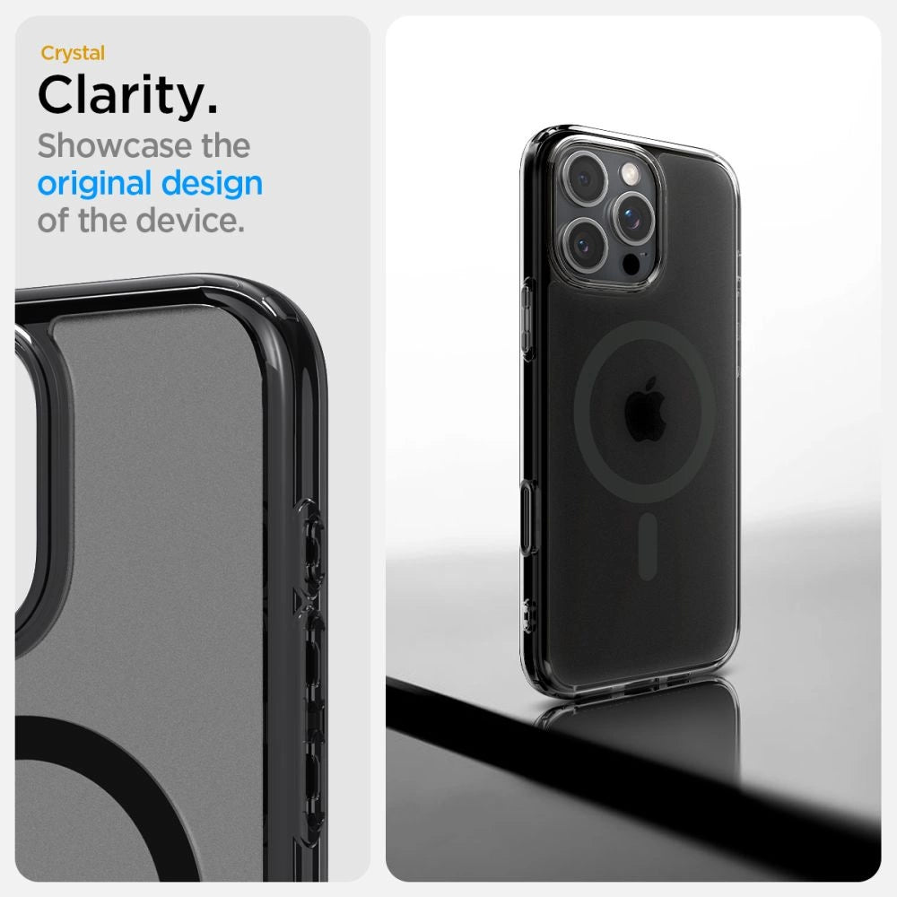 Spigen Ultra Hybrid "T" MagSafe Case for iPhone 16 Pro Max - Black