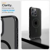 Spigen Ultra Hybrid "T" MagSafe Case for iPhone 16 Pro Max - Black